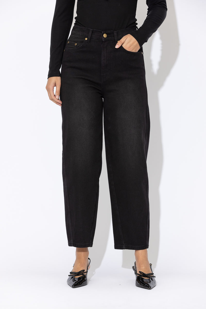 Black Barrel Jean
