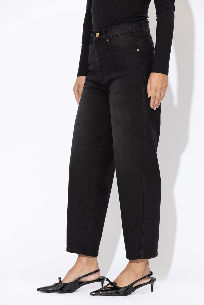 Black Barrel Jean