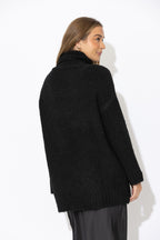 Black Roll Neck Tunic