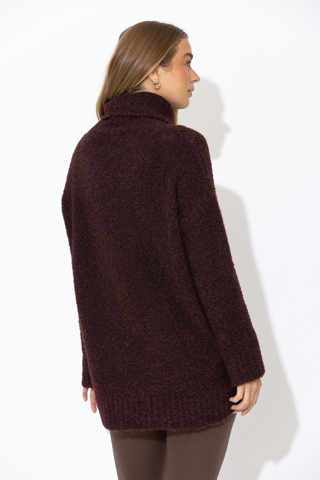 Mahogany Roll Neck Tunic