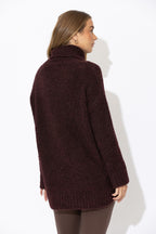 Mahogany Roll Neck Tunic
