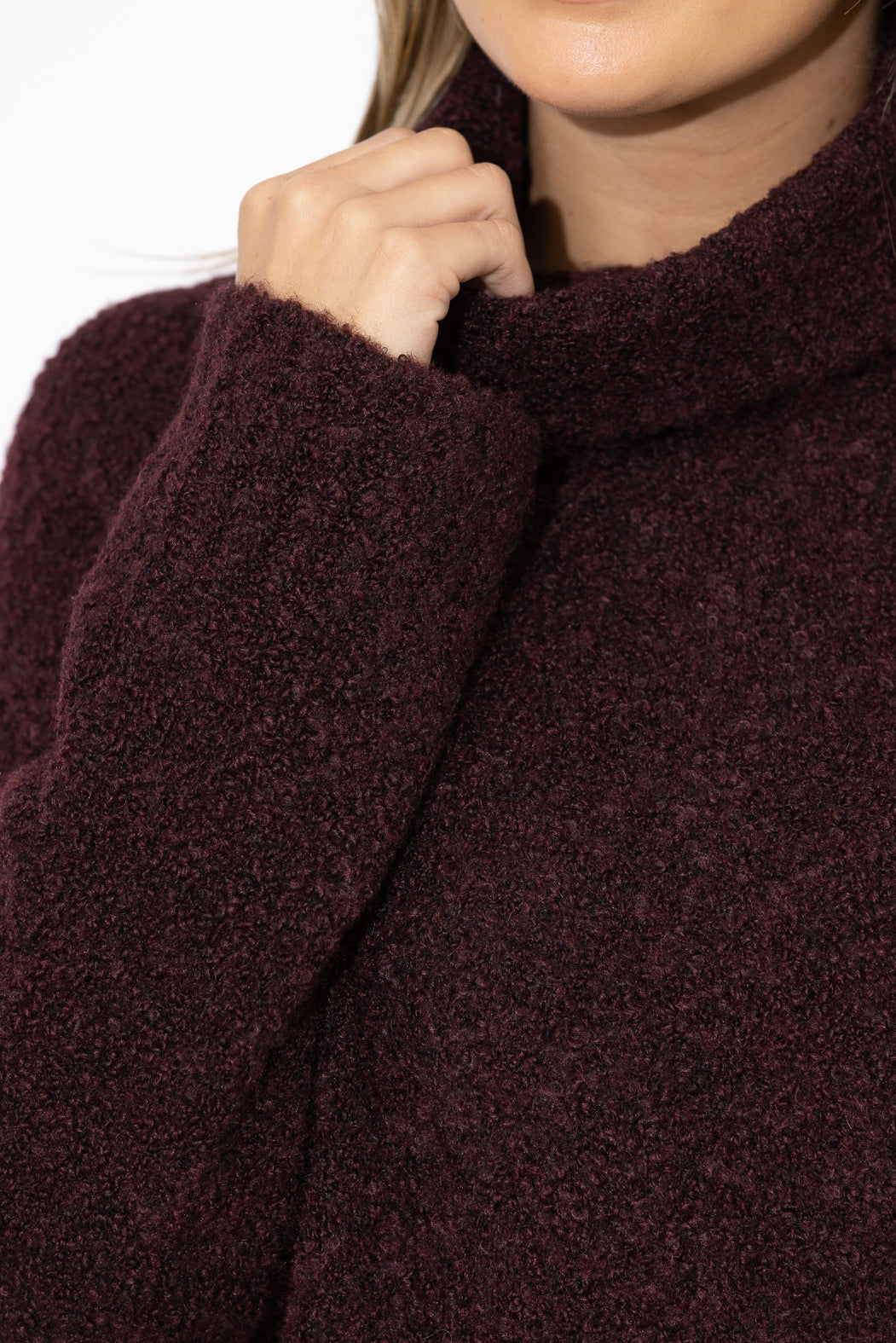 Mahogany Roll Neck Tunic