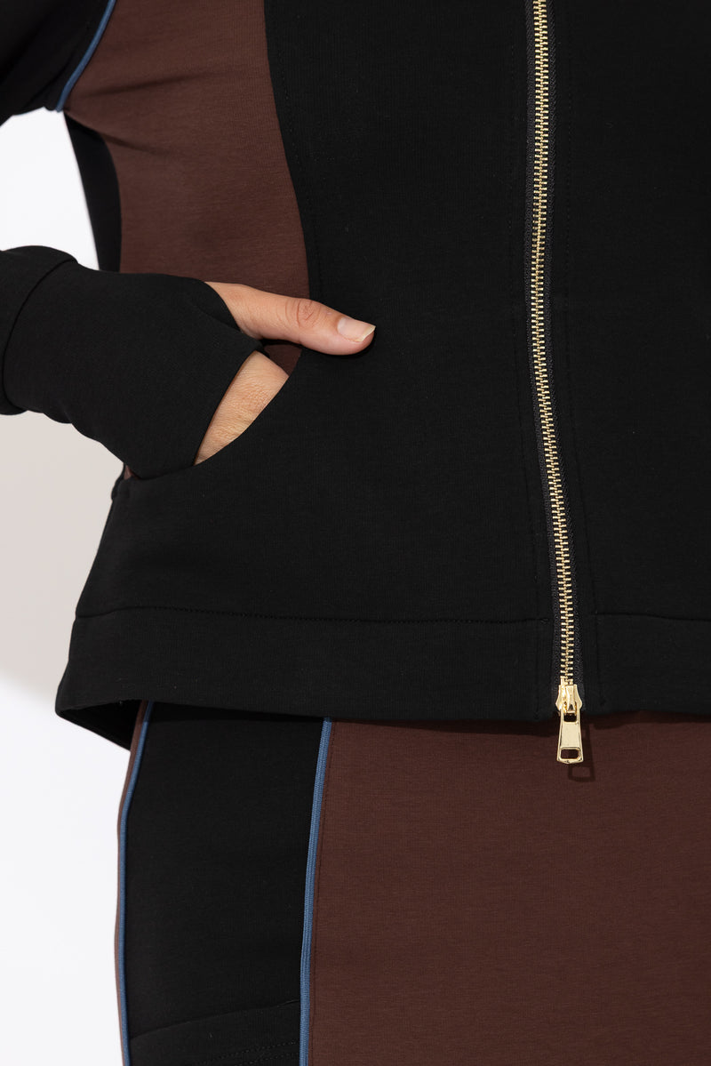 Black Scuba Movement Jacket