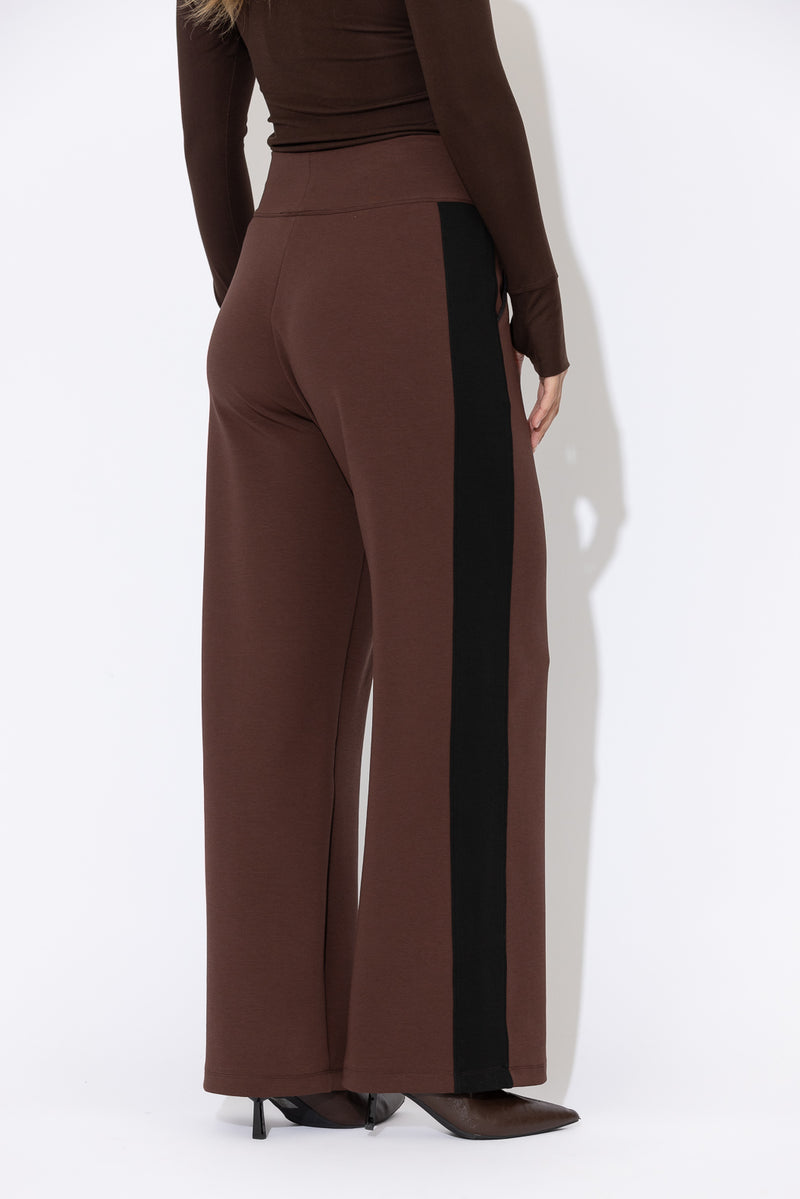 Chocolate Scuba Panel Pant