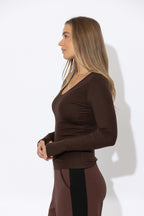 Chocolate Tencel Lust Top