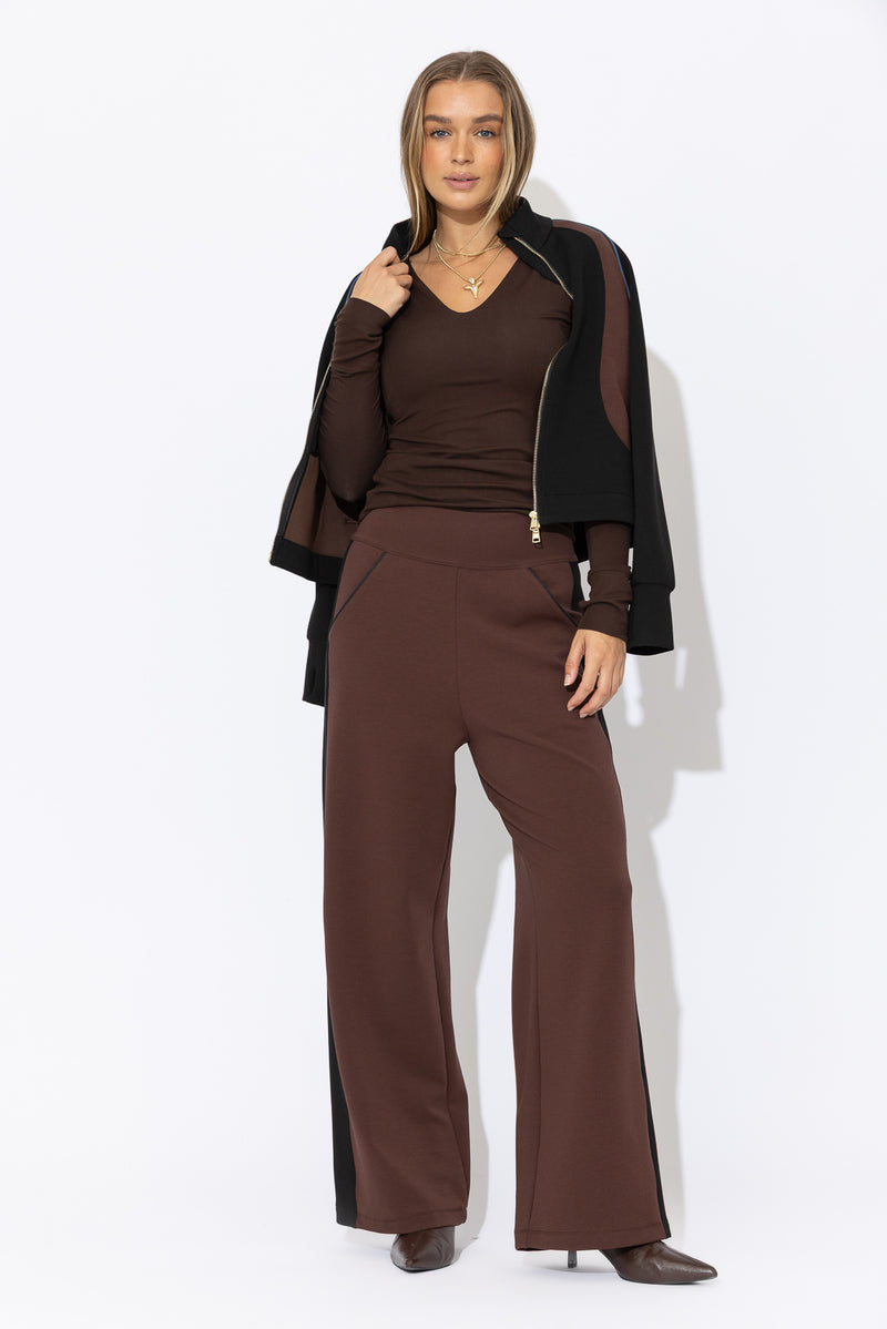 Chocolate Tencel Lust Top
