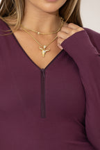 Cherry Tencel Envy Top