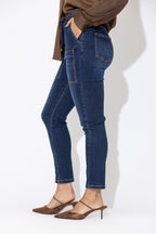 Dark Denim Stretch Jogger Jean