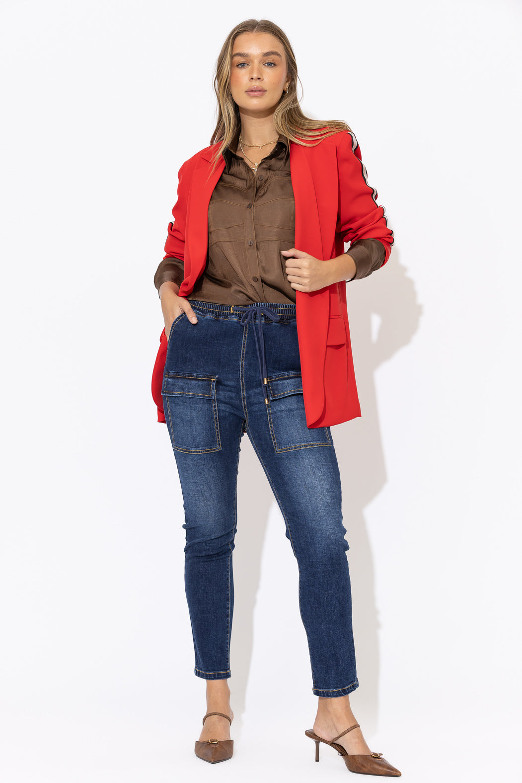 Dark Denim Stretch Jogger Jean