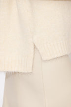 Ivory Roll Neck Jumper