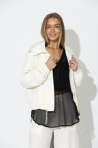 Ivory Drape Sport Jacket