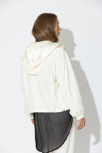 Ivory Drape Sport Jacket
