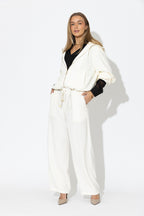 Ivory Drape Sport Jacket