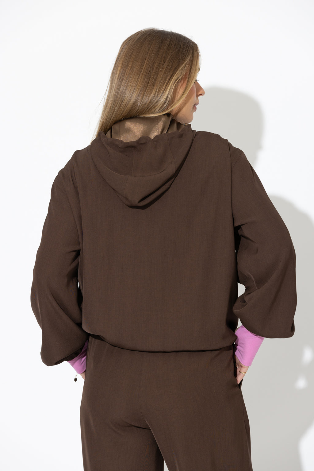 Chocolate Drape Sport Jacket