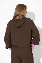 Chocolate Drape Sport Jacket