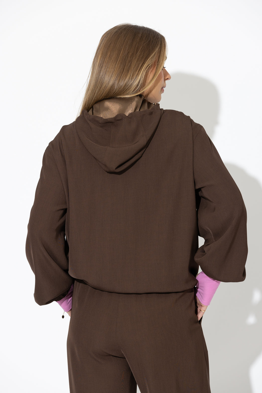 Chocolate Drape Sport Jacket