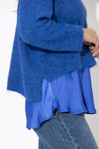Cobalt Fluffy Everyday Jumper