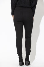 Black Ponte Jogger Cargo Pant