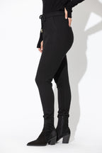 Black Ponte Jogger Pant