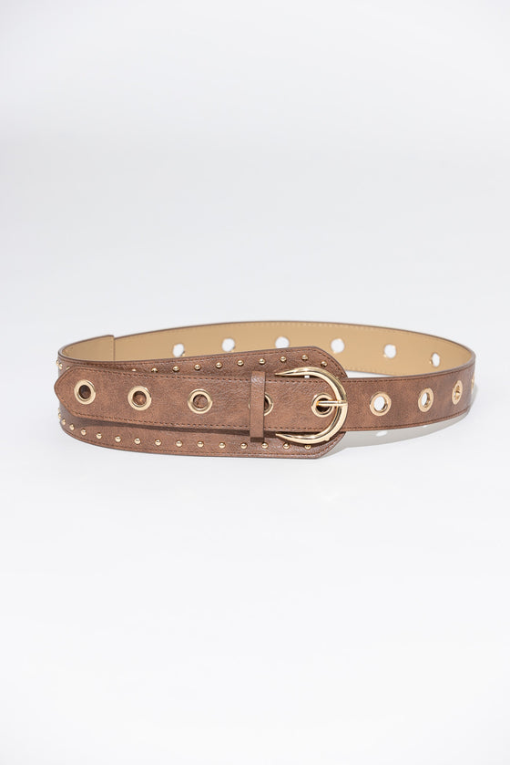 Tan Asymmetric Belt