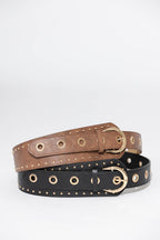 Tan Asymmetric Belt