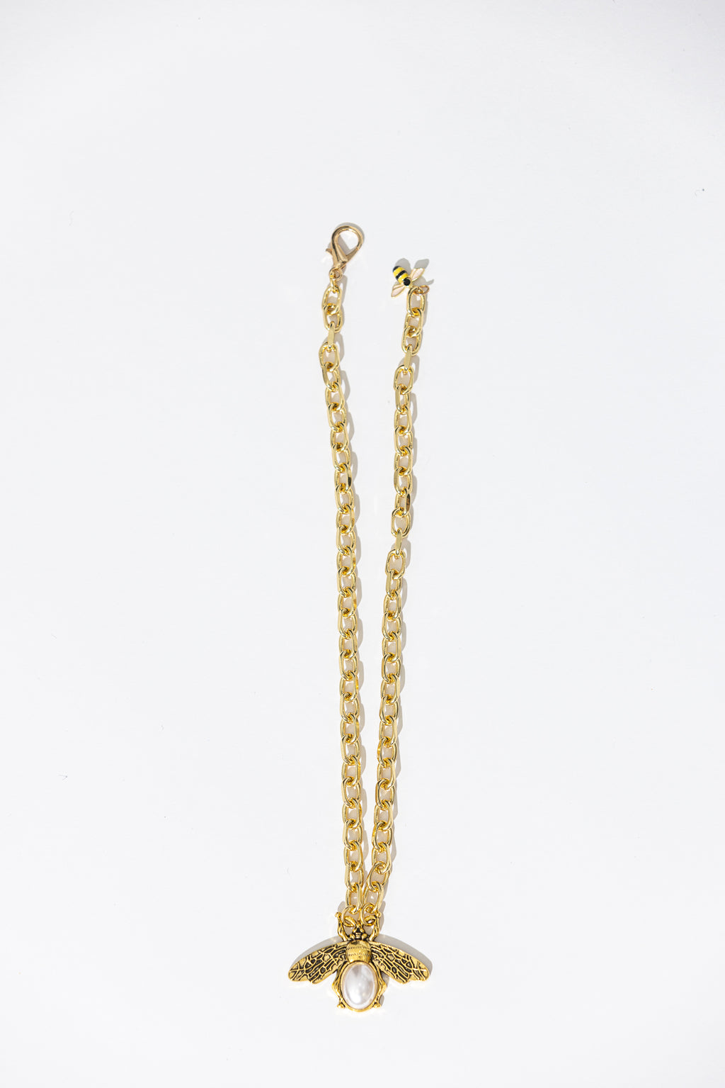 Gold Honey Bee Necklace