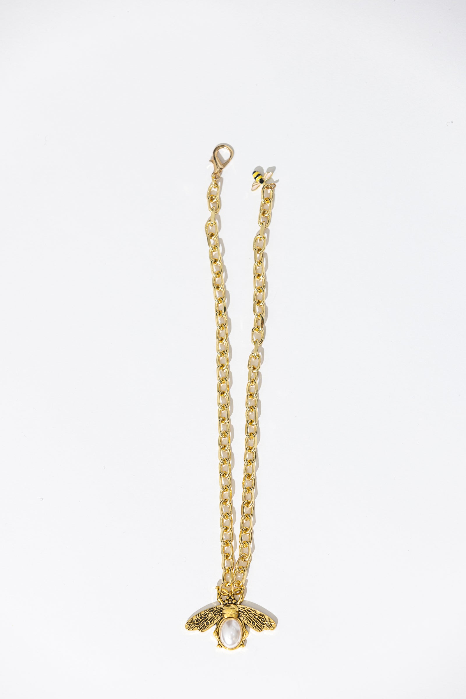 Gold Honey Bee Necklace