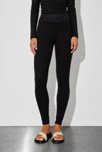 Black Ponte Waist Shaper Miracle Pant