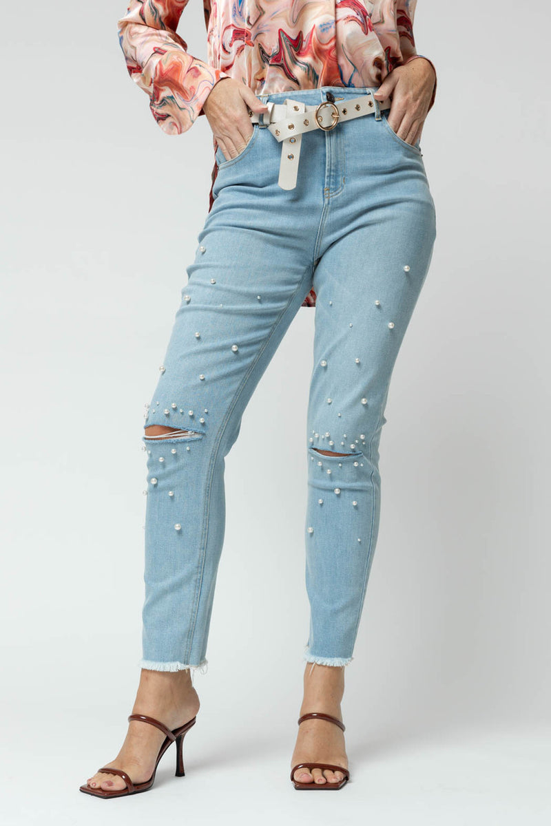 White Pearl Jean 50094d P
