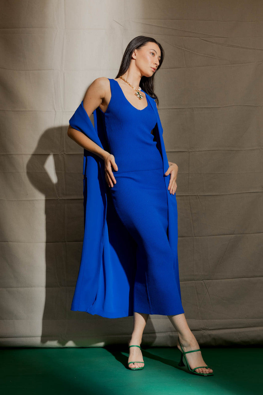 Cobalt Euro Longline Belted Vest