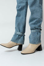 Light Chambray Animal Cargo Jeans
