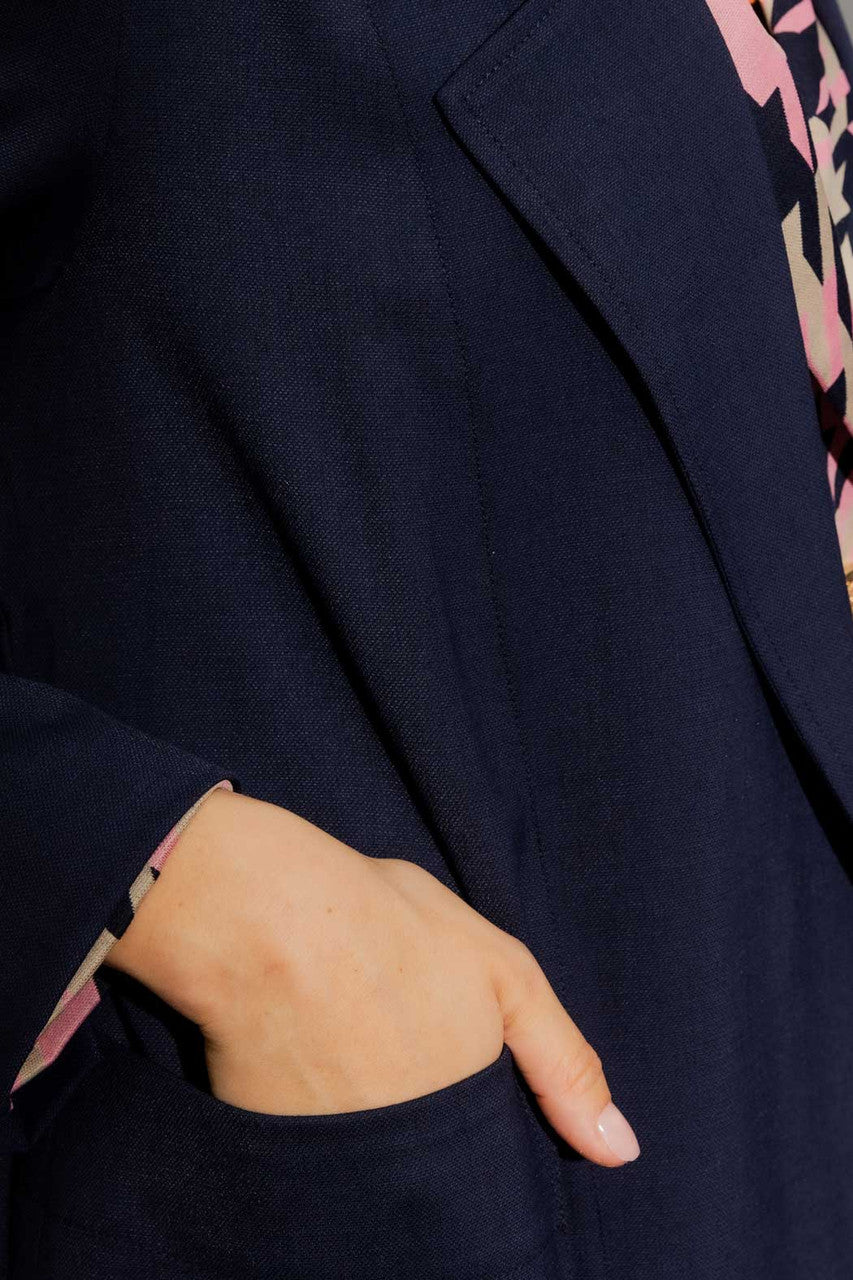 Navy Sorrento Trench Coat