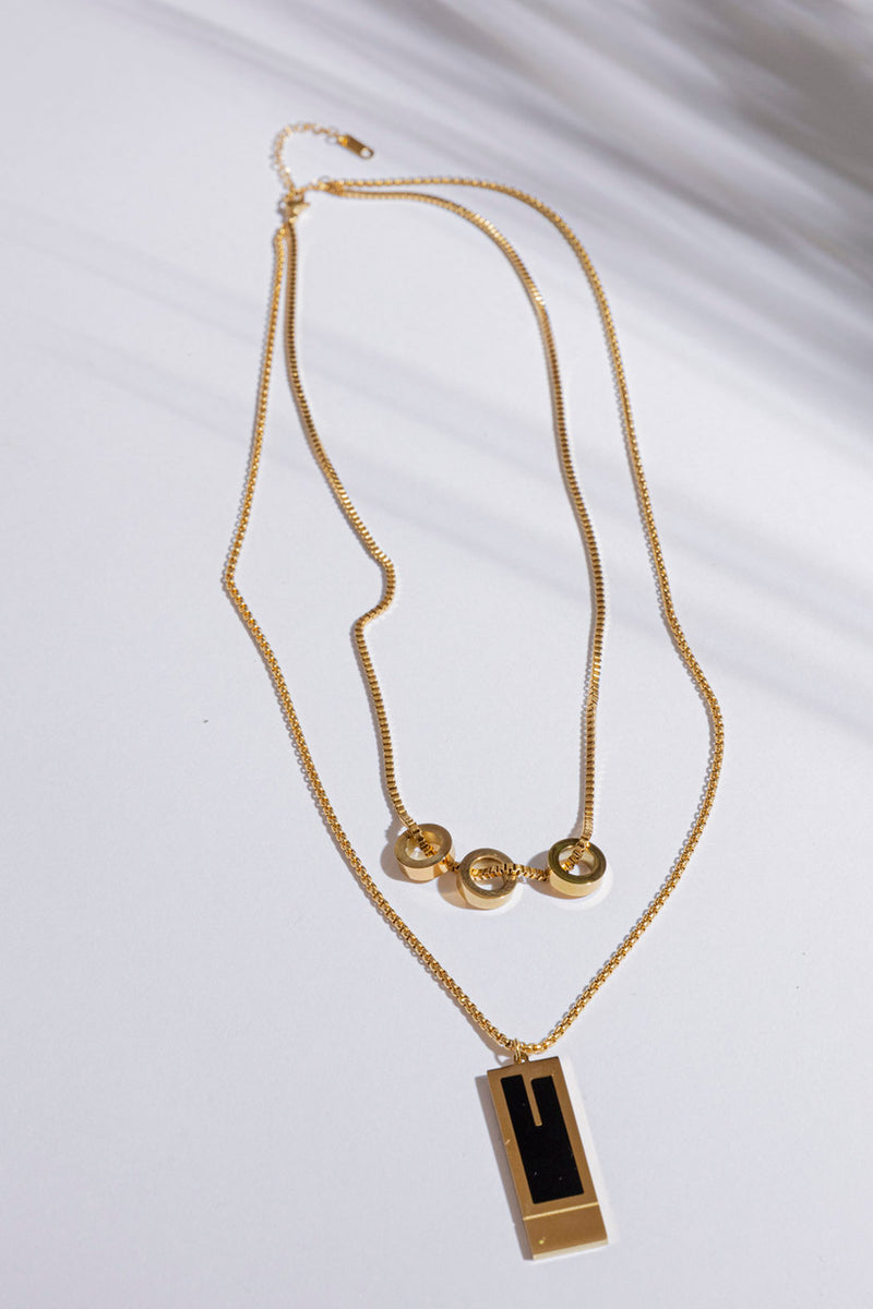 Gold Plated Santorini Necklace