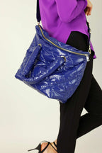 Midnight Quilted Tote Bag - SALE