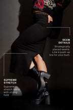 Black Ponte Miracle Skirt