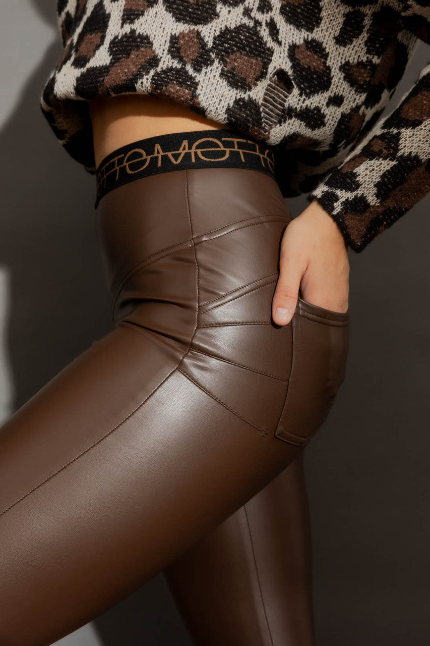 Chocolate Croc Coated Miracle Pants
