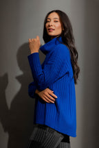 Cobalt Cowl Neck Jumper Cobalt S/M