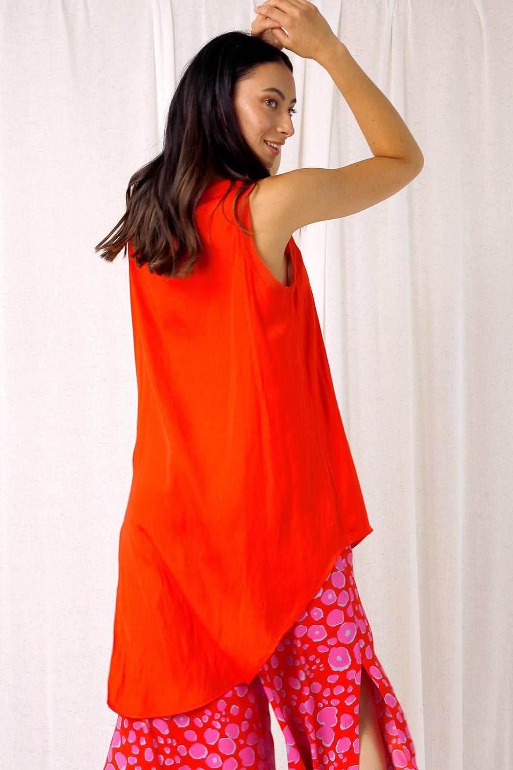 Orange Seta Gigi Top - SALE