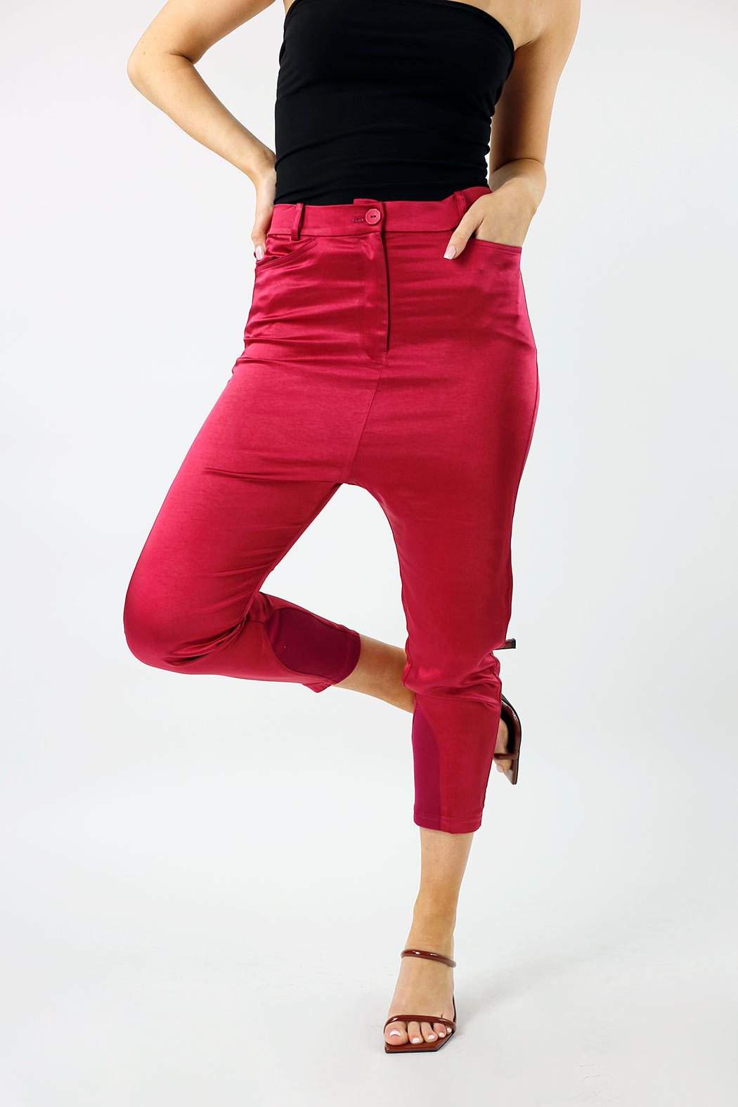 Red Satin Droppie - NT