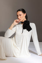 Ivory Bell Long Sleeve Top