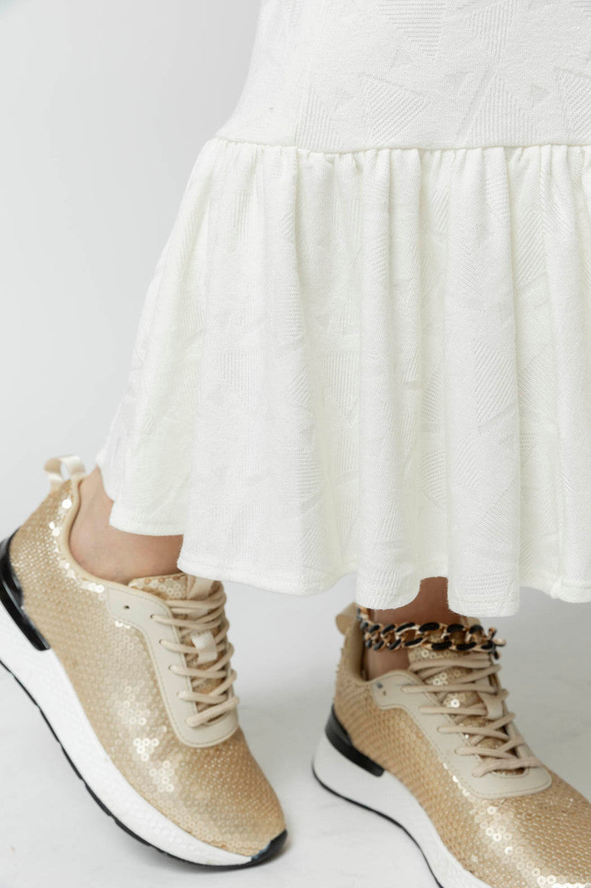 Ivory Frill Skirt