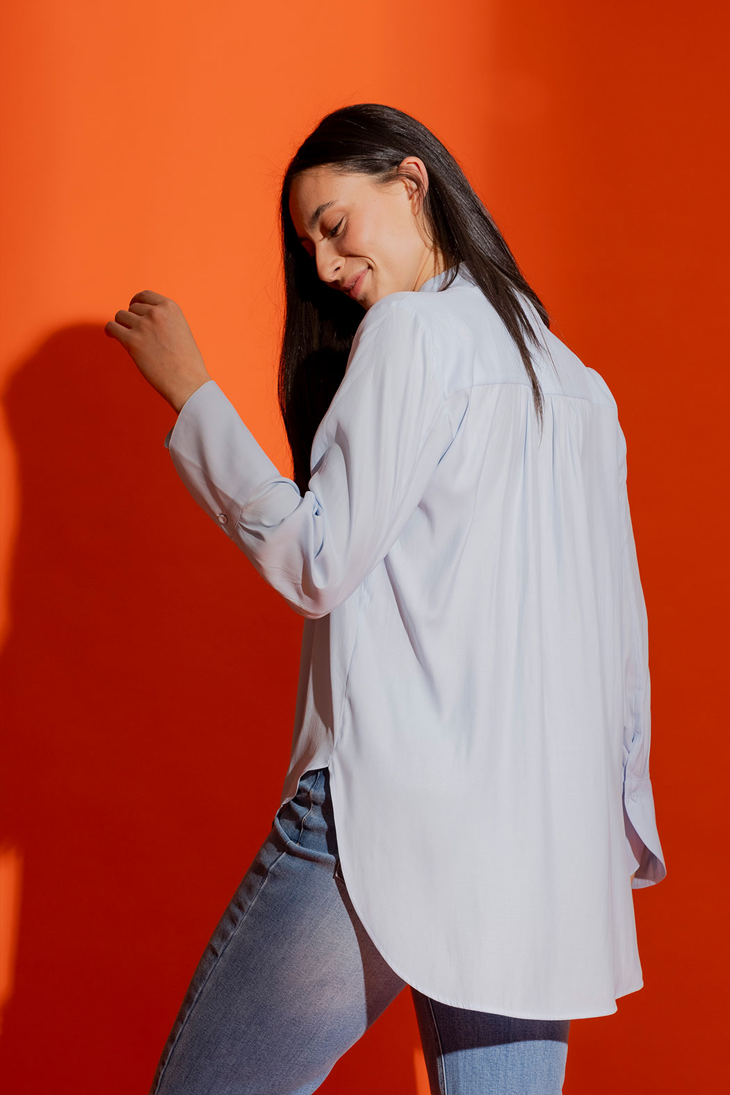 Pale Blue Blogger Shirt