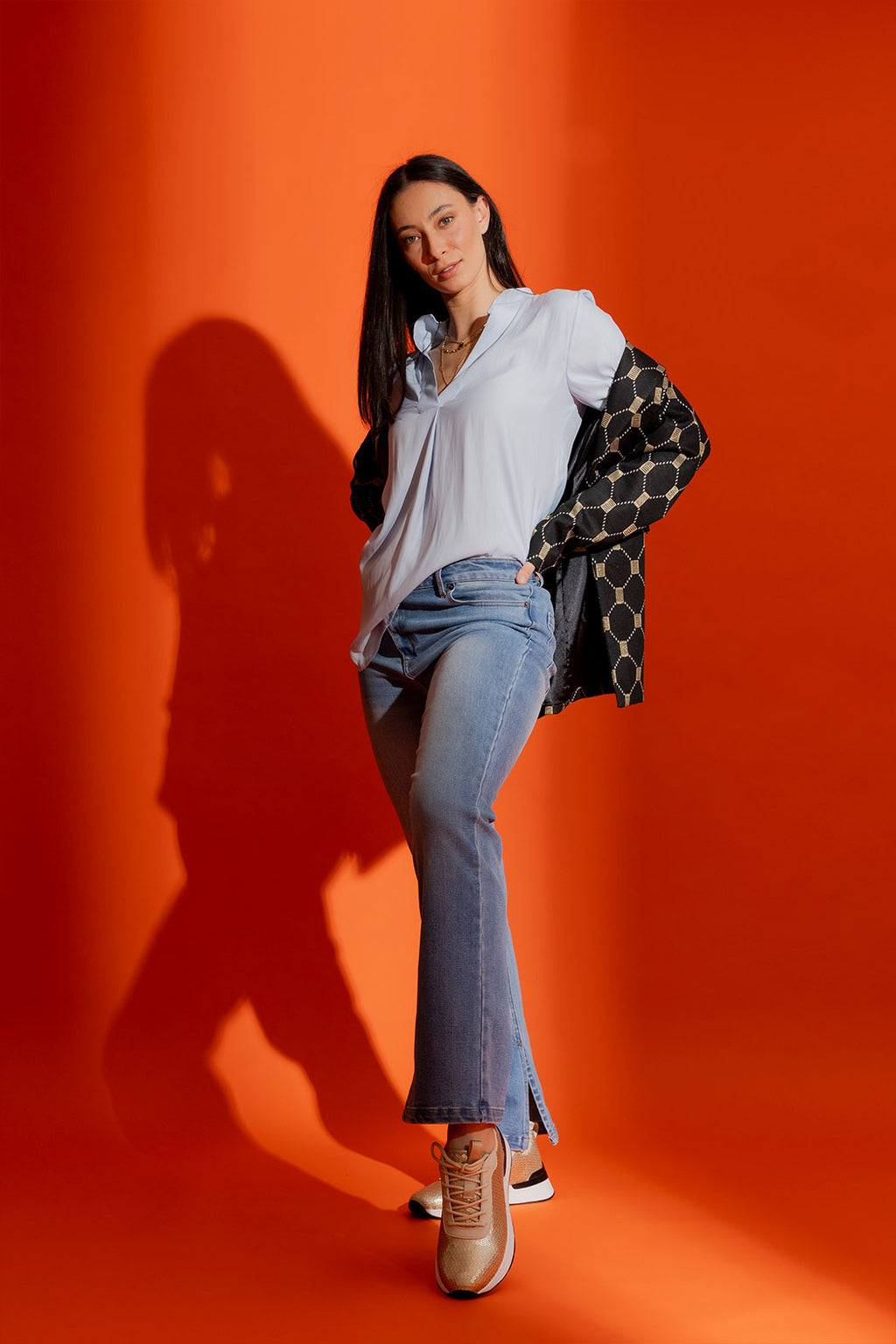 Pale Blue Blogger Shirt