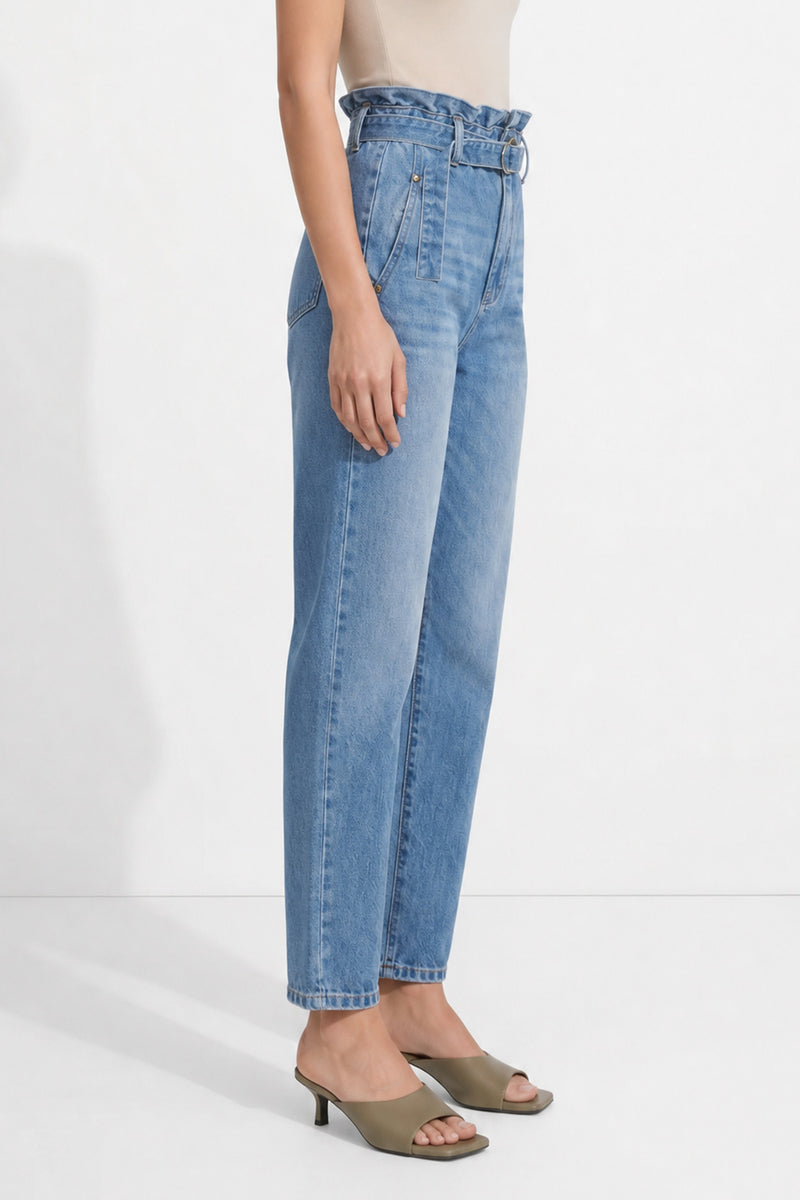 Mid Denim Paperbag Jean