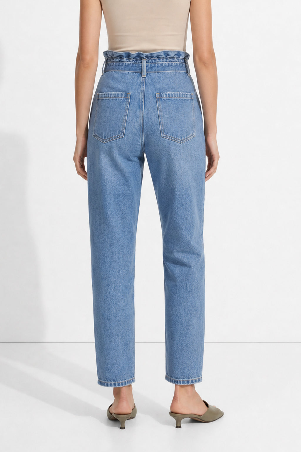 Mid Denim Paperbag Jean