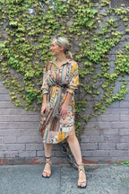 Beige Patchwork Nano Amber Shirt - SALE