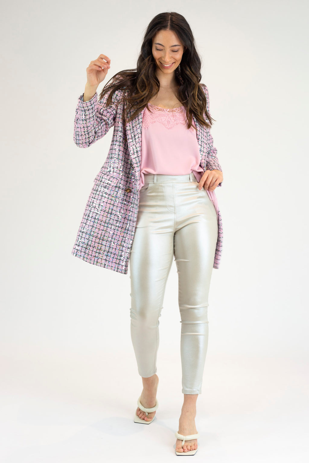 Pearl Waxed Slim Jean - FINAL SALE