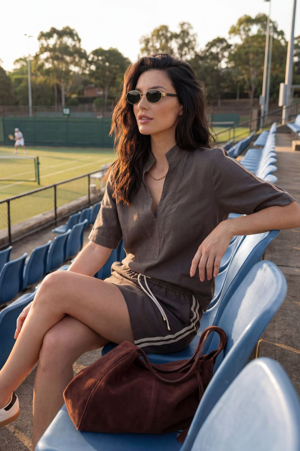 Pewter Washed Linen Blogger Shirt