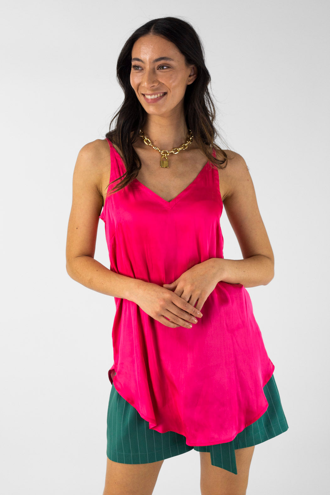 Pink Silky Essential Cami - Final Sale