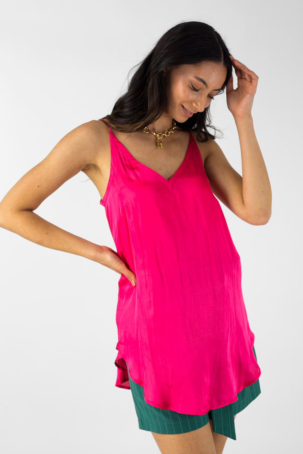 Pink Silky Essential Cami - Final Sale